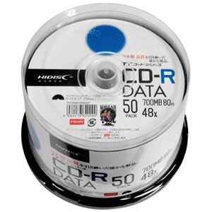 （まとめ）HIDISC CD-R ［700MB］ TYCR80YP50SP 50枚（×20セット）