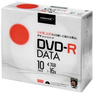 （まとめ）HIDISC DVD-R ［4.7GB］ TYDR47JNP10SC 10枚（×30セット）