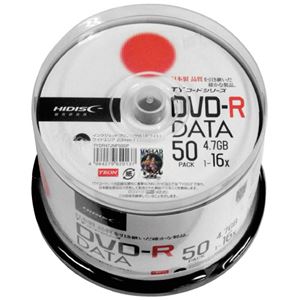 （まとめ）HIDISC DVD-R ［4.7GB］ TYDR47JNP50SP 50枚（×20セット）