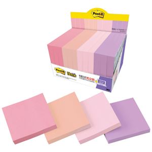 （まとめ）スリーエムジャパン Post-it 強粘着MC 75X75mmフラミンゴ増量（×20セット）