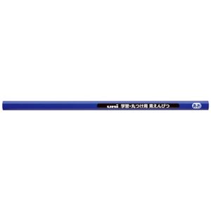（まとめ）三菱鉛筆 学習丸付け用青鉛筆 12本入（×50セット）