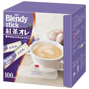 （まとめ）味の素AGF  Blendyスティック 紅茶オレ 100本（×5セット） - 拡大画像