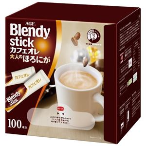 （まとめ）味の素AGF  Blendyカフェオレ 大人のほろにが 100本（×5セット） - 拡大画像