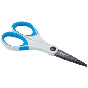 （まとめ）スリーエムジャパン チタンコートクラフトシザーズ 白×青 1456（×30セット）