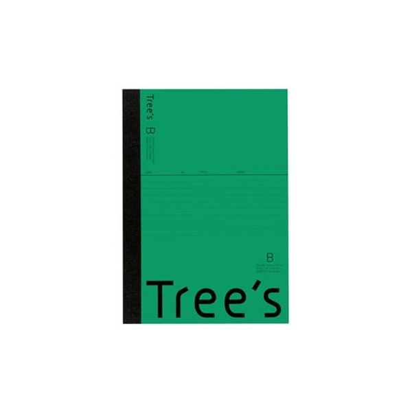 （まとめ）キョクトウ・アソシエイツ Trees A5 B罫 30枚 グリーン【×100セット】