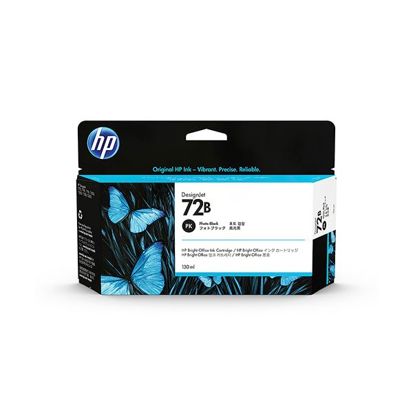 HP 【純正】 インクカートリッジ HP72B フォトブラック 染料インク 3WX07A