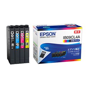 エプソン(EPSON) 【純正】 インクパック 4色パック(ブラック、シアン、マゼンタ、イエロー) IB09CL4A