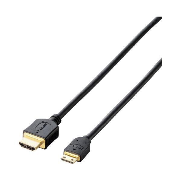 エレコム HDMI-miniHDMIケーブル 1.5m ブラック DH-HD14EM15BK