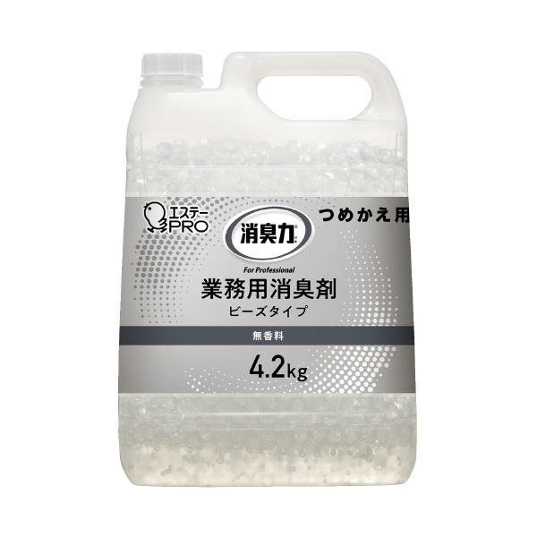 エステー 消臭力 業務用 ビーズ 詰め替え 4.2kg 無香料