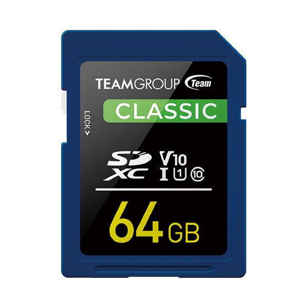 TEAM SDXCカード UHS-I U1 64GB TSDXC64GIV1001