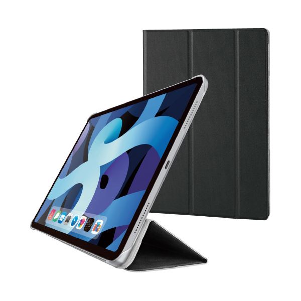 エレコム iPad10.9 レザーケース ブラック TB-A20MWVBK