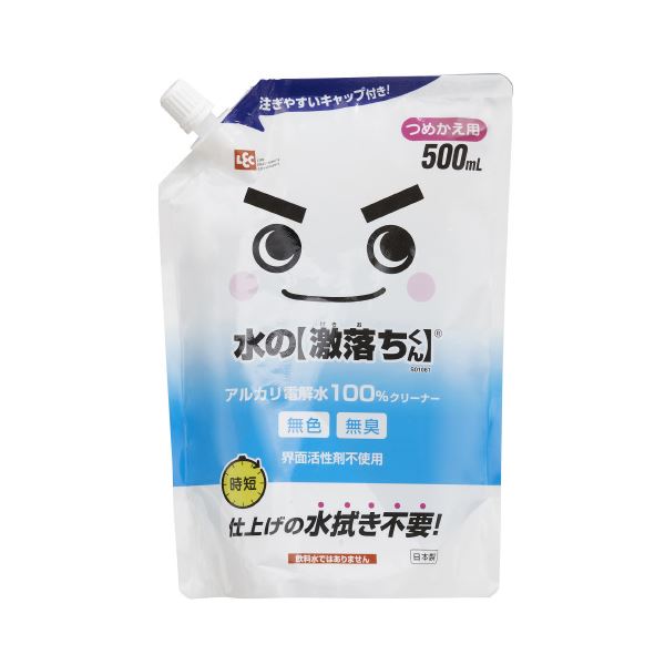 （まとめ）レック 水の激落ちくん詰替 500mL（×3セット）