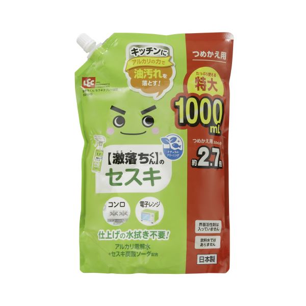 （まとめ）レック 激落ちくんセスキスプレー詰替1L（×3セット）