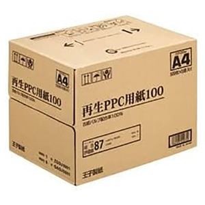 王子製紙 再生紙PPC用紙 100 B5 1箱5冊