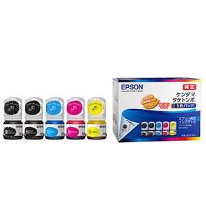 純正品 EPSON インクボトル 5色パック KETA-5CL