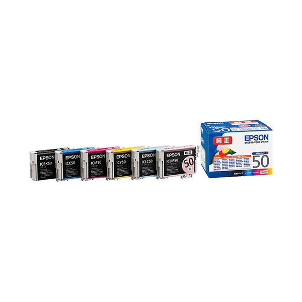 純正品 EPSON インクジェットカートリッジIC6CL50A16色