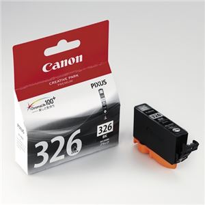 【まとめ】 キヤノン インクカートリッジBCI-326BKブラック 【×2セット】