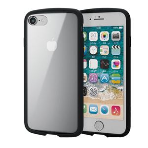 エレコム iPhone SE TOUGH SLIM LITE ブラック