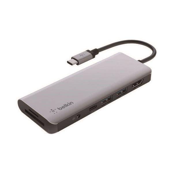 Belkin 7-in-1 USB Type-Cハブ AVC009BTSGY