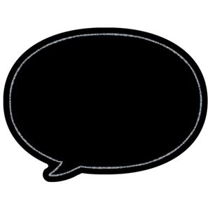 【まとめ】 ササガワ 手書きPOP用カード 丸吹出し型 ブラック 【×5セット】