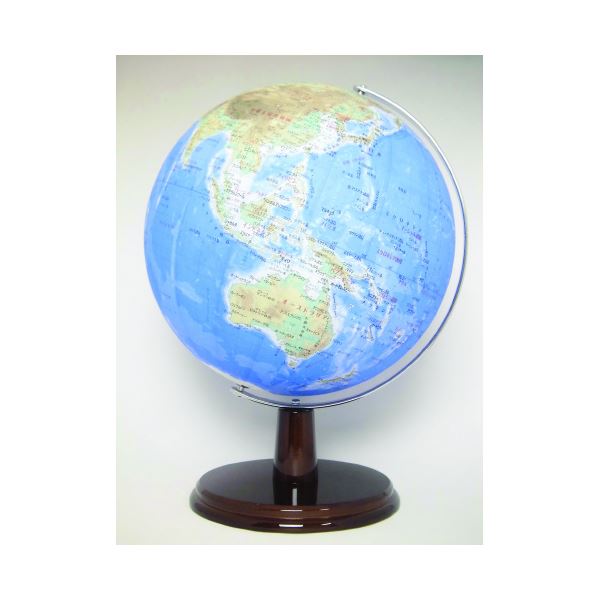 昭和カートン シンプル地球儀 地勢 32-TAJM-A