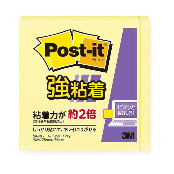 【まとめ】 スリーエム ジャパン Post-it強粘着 654SS-RPYイエロー 【×10セット】