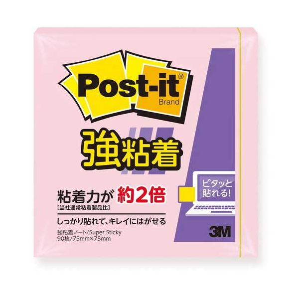 【まとめ】 スリーエム ジャパン Post-it強粘着654SS-RPP ピンク 【×10セット】