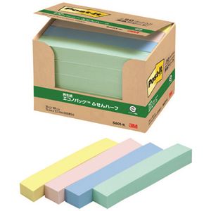 【まとめ】 スリーエム ジャパン Post-it ふせんハーフ 5601-K 混色 【×2セット】