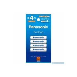 Panasonic エネループ充電式電池単4形 4本 BK-4MCD/4H