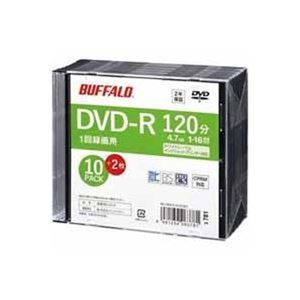 【まとめ】 BUFFALO 録画用DVD-R 12枚 RO-DR47V-012CWZ 【×2セット】