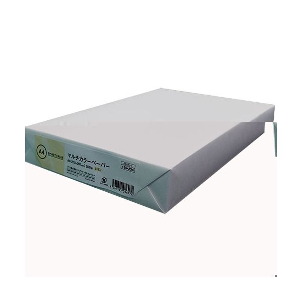 【まとめ】 カラーペーパーA4 レモン 500枚 A262J-1 【×2セット】