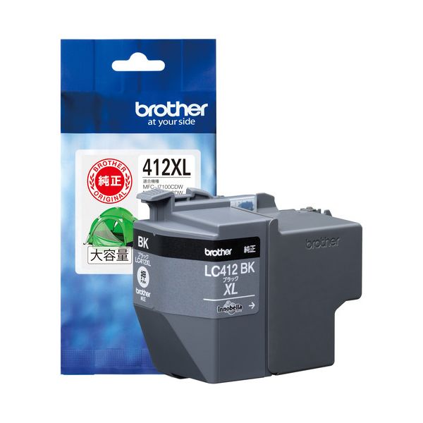 インクカートリッジ LC412XLBK