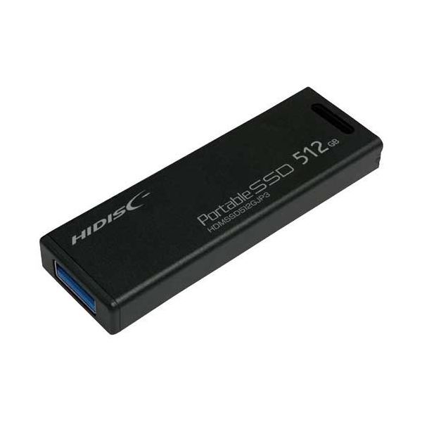 スティック型SSD 512GB HDMSSD512GJP3R