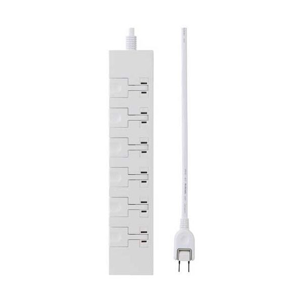 イージーリリース6個口タップ 1m