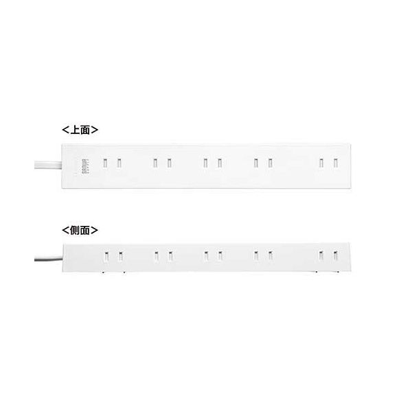 電源タップ10個口 5m TAP-2210-5W