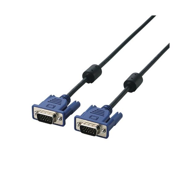 【まとめ】 D-sub15ピンケーブルスリム1.5mCAC-15BK／RS 【×2セット】