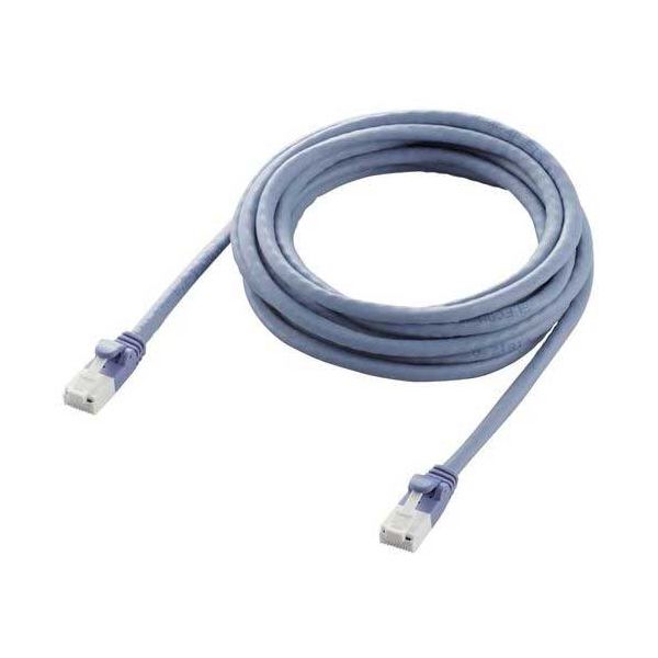 【まとめ】 RoHS対応LANケーブルCat6 ブルー 3m 【×2セット】