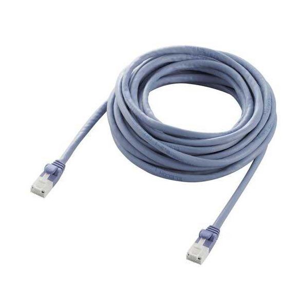 【まとめ】 RoHS対応LANケーブルCat6 ブルー 5m 【×2セット】