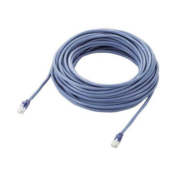 RoHS対応LANケーブルCat6 ブルー 20m