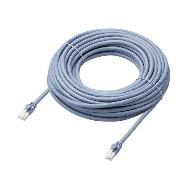 LANケーブルCat6A RoHS ブルー 15m