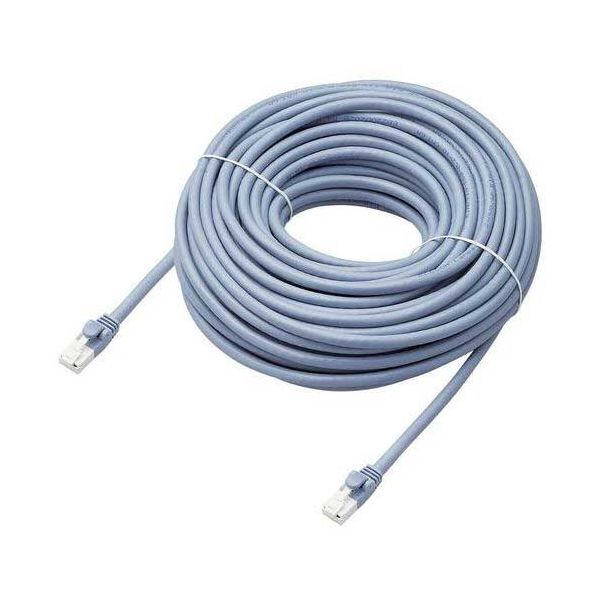 LANケーブルCat6A RoHS ブルー 20m