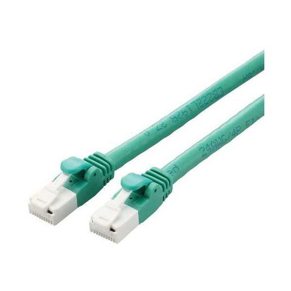 【まとめ】 LANケーブルCat6A 緑 3m LD-GPAT／GN3／RS 【×2セット】