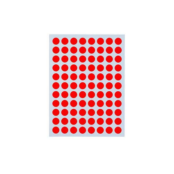 【まとめ】 マイタック カラーラベル ML-151N1 赤 8mm 【×10セット】