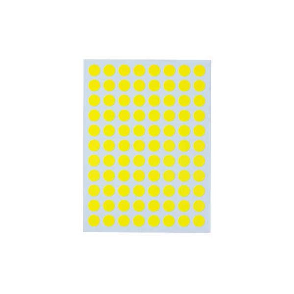 【まとめ】 マイタック カラーラベル ML-151N2 黄 8mm 【×10セット】