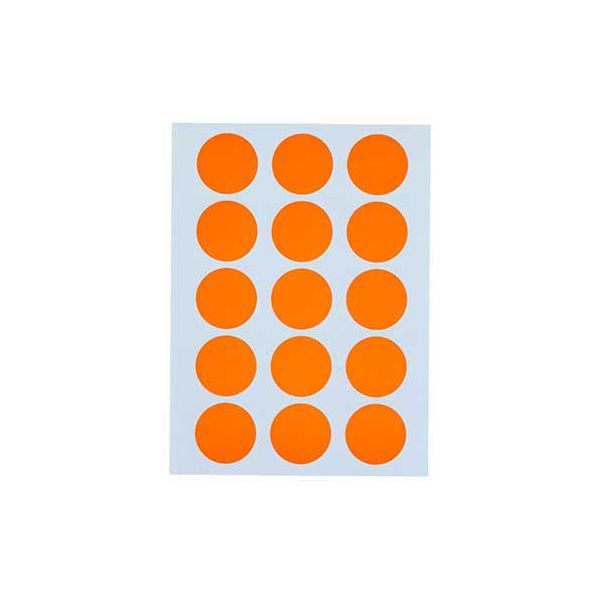 【まとめ】 マイタック カラーラベル ML-171N13 橙20mm 【×10セット】