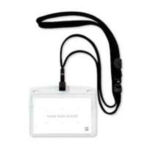 吊り下げ名札 フック式名刺 10枚 NL-22-BK