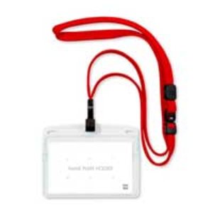 吊り下げ名札 フック式名刺 10枚 NL-22-RD