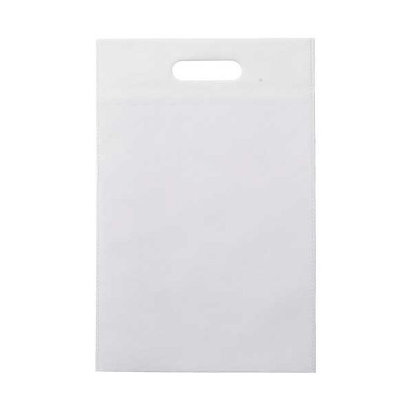 【まとめ】 不織布小判抜きバッグ ホワイト 10枚 【×2セット】