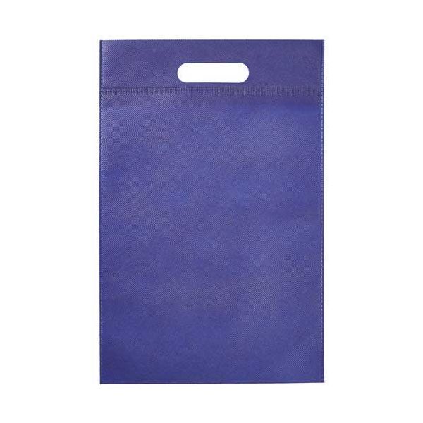 【まとめ】 不織布小判抜きバッグ ネイビー 10枚 【×2セット】