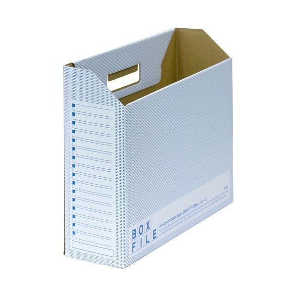 ボックスファイル FL-099BF A4E 青 10冊
